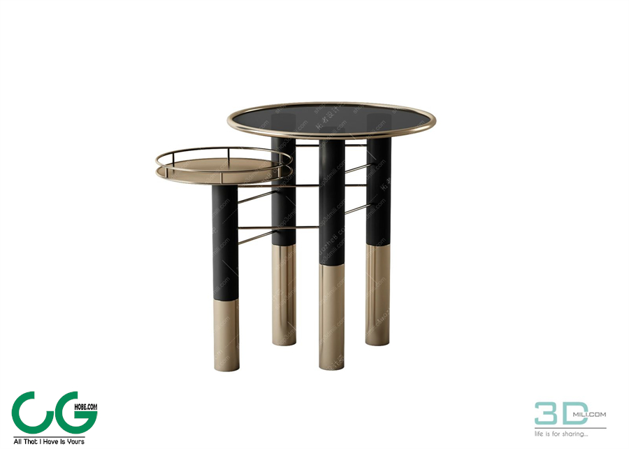 Corner Table 3dsmax File 68