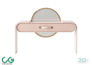 Desk Dressing Table 16 3dsmax Model