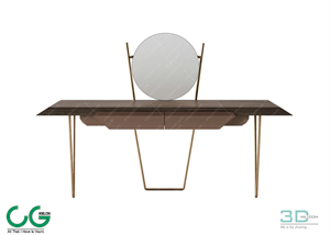 Desk Dressing Table 17 3dsmax Model