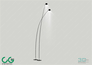 Floor light 02 3dsmax File