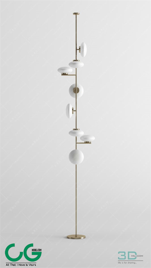 Floor light 07 3dsmax File