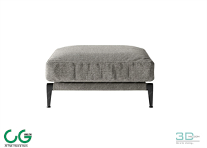 Foot Lazy Sofa 3D 01 Model