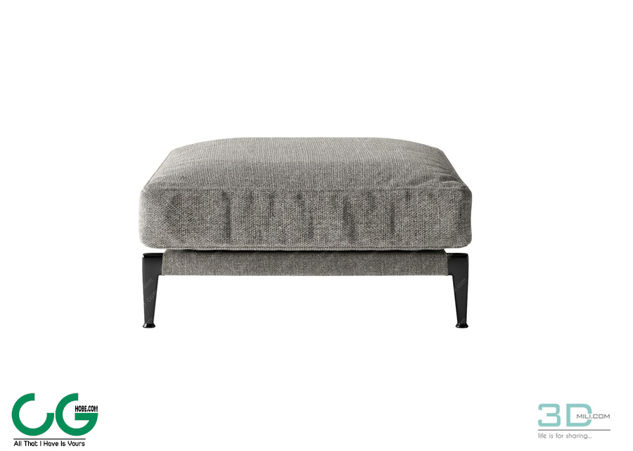 Foot Lazy Sofa 3D 01 Model