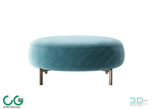 Foot Lazy Sofa 3D 03 Model