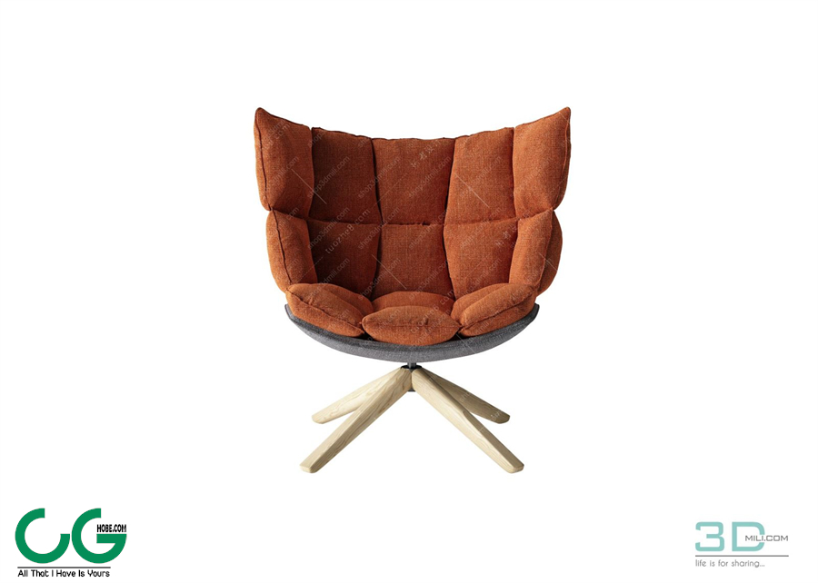 Foot Lazy Sofa 3D 06 Model