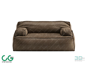 Foot Lazy Sofa 3D 08 Model