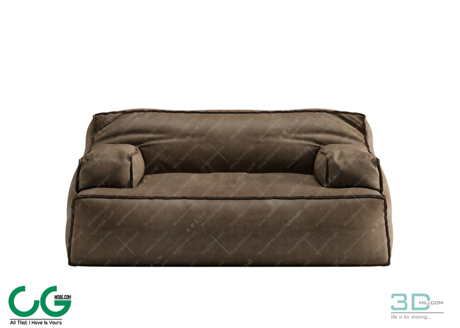 Foot Lazy Sofa 3D 08 Model