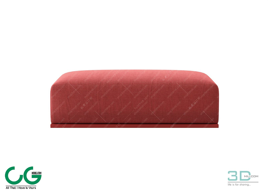 Foot Lazy Sofa 3D 13 Model
