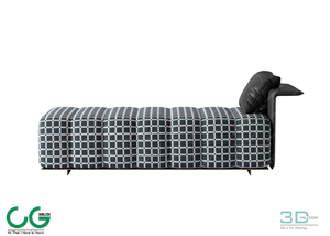 Foot Lazy Sofa 3D 15 Model