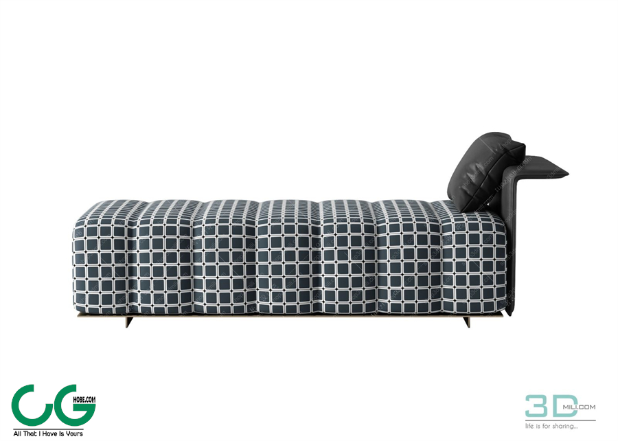 Foot Lazy Sofa 3D 15 Model