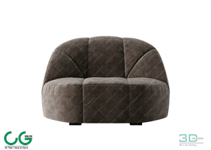 Foot Lazy Sofa 3D 17 Model