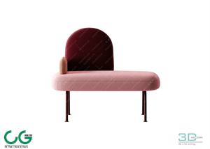 Foot Lazy Sofa 3D 29 Model