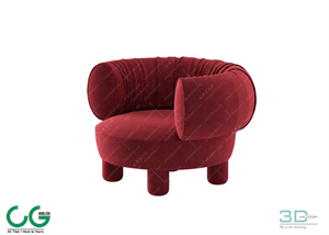 Foot Lazy Sofa 3D 30 Model