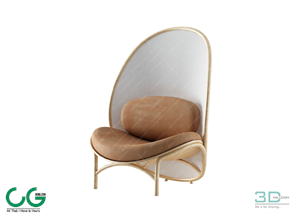 Leisure Chair 104 3D Model