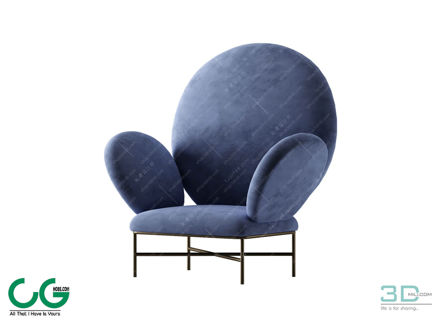 Leisure Chair 126 3D Model