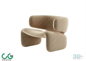 Leisure Chair 135 3D Model