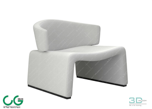 Leisure Chair 136 3D Model