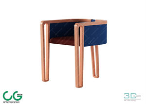 Leisure Chair 45 3D Model