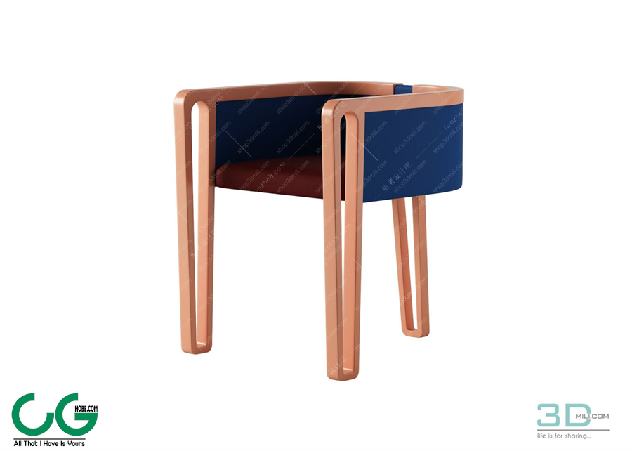 Leisure Chair 45 3D Model