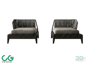 Leisure Chair 52 3D Model