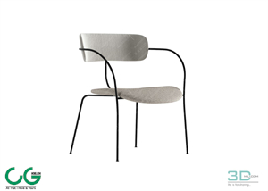 Leisure Chair 60 3D Model