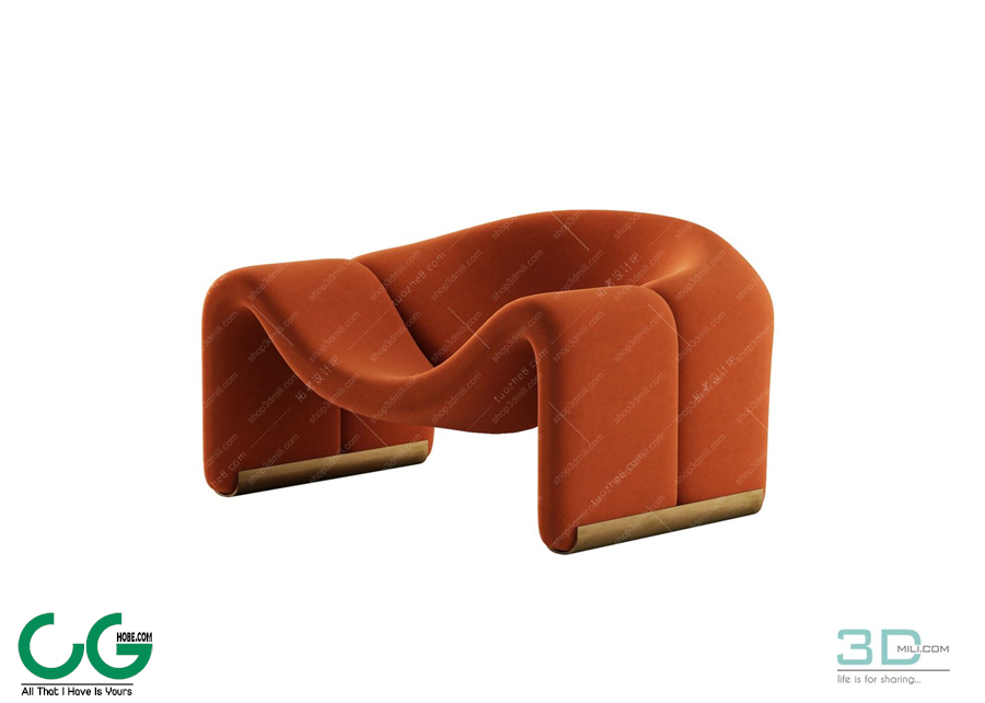 Leisure Chair 97 3D Model