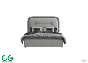 Modern Double Bed 08 3dsmax File
