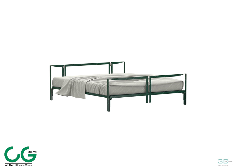 Modern Double Bed 12 3dsmax File
