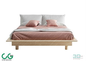 Modern Double Bed 13 3dsmax File