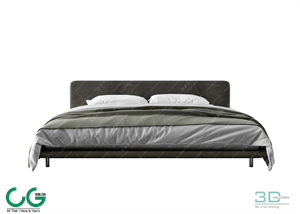 Modern Double Bed 29 3dsmax File