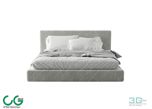 Modern Double Bed 31 3dsmax File