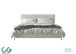 Modern Double Bed 38 3dsmax File