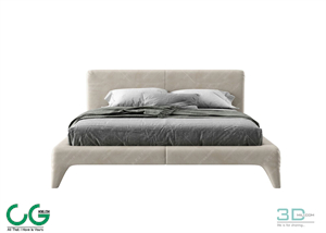 Modern Double Bed 40 3dsmax File