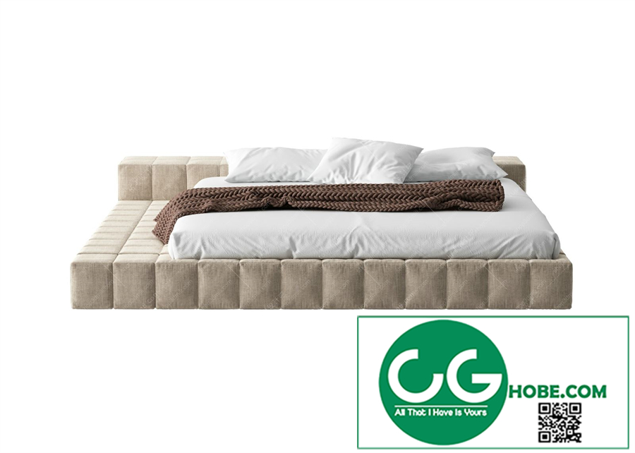 Modern Double Bed 42 3dsmax File