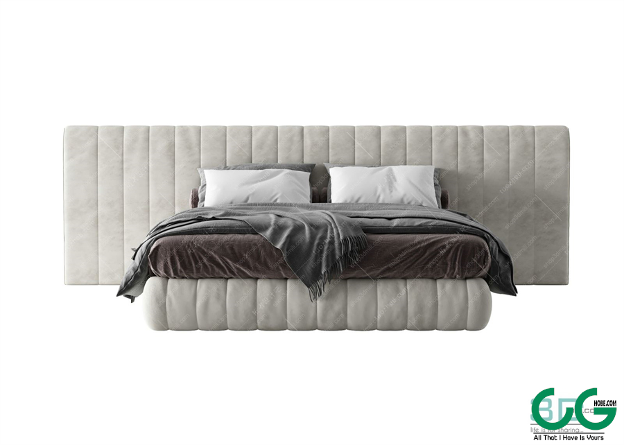 Modern Double Bed 53 3dsmax File