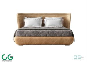 Modern Double Bed 60 3dsmax File