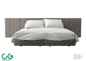 Modern Double Bed 62 3dsmax File