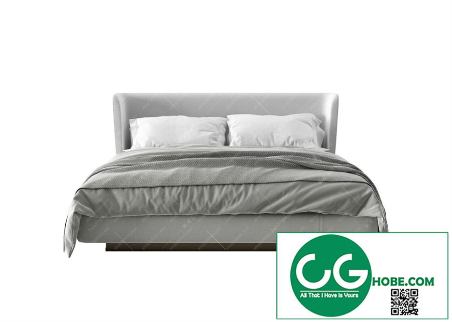 Modern Double Bed 68 3dsmax File