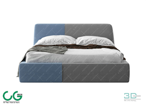 Modern Double Bed 70 3dsmax File