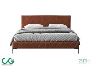 Modern Double Bed 71 3dsmax File