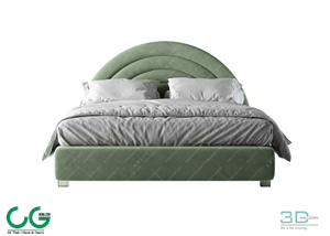 Modern Double Bed 74 3dsmax File
