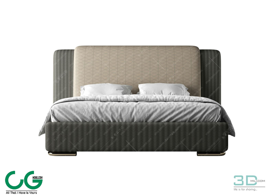 Modern Double Bed 78 3dsmax File