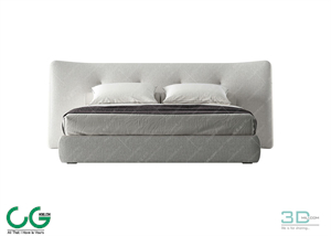 Modern Double Bed 98 3dsmax File