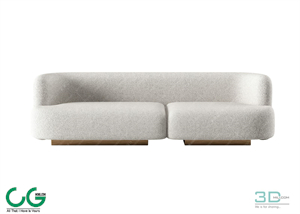 Multi-seat sofa 03 3D Model
