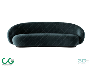 Multi-seat sofa 04 3D Model