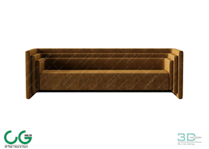 Multi-seat sofa 05 3D Model