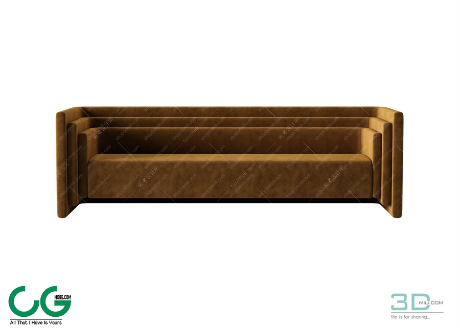 Multi-seat sofa 05 3D Model