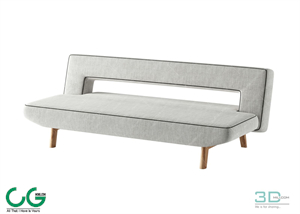 Multi-seat sofa 06 3D Model