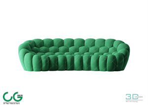 Multi-seat sofa 103 3D Model
