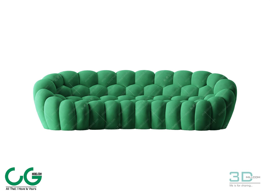 Multi-seat sofa 103 3D Model